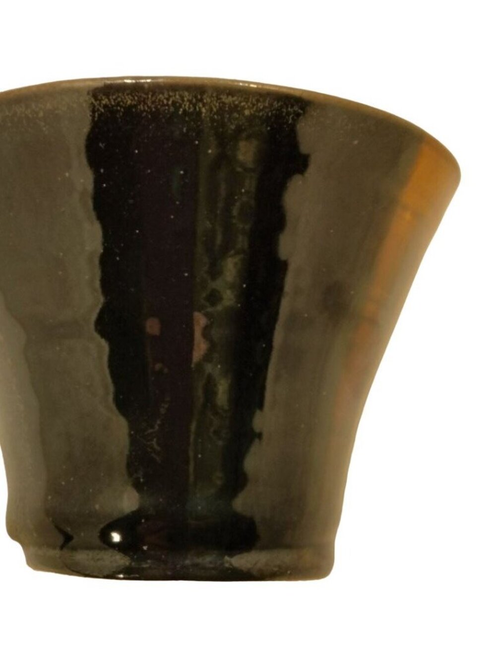 Earthenware Studio Art Rustic Pottery Bowl Brown Earth Tones Vase Planter USA - Picture 7 of 9
